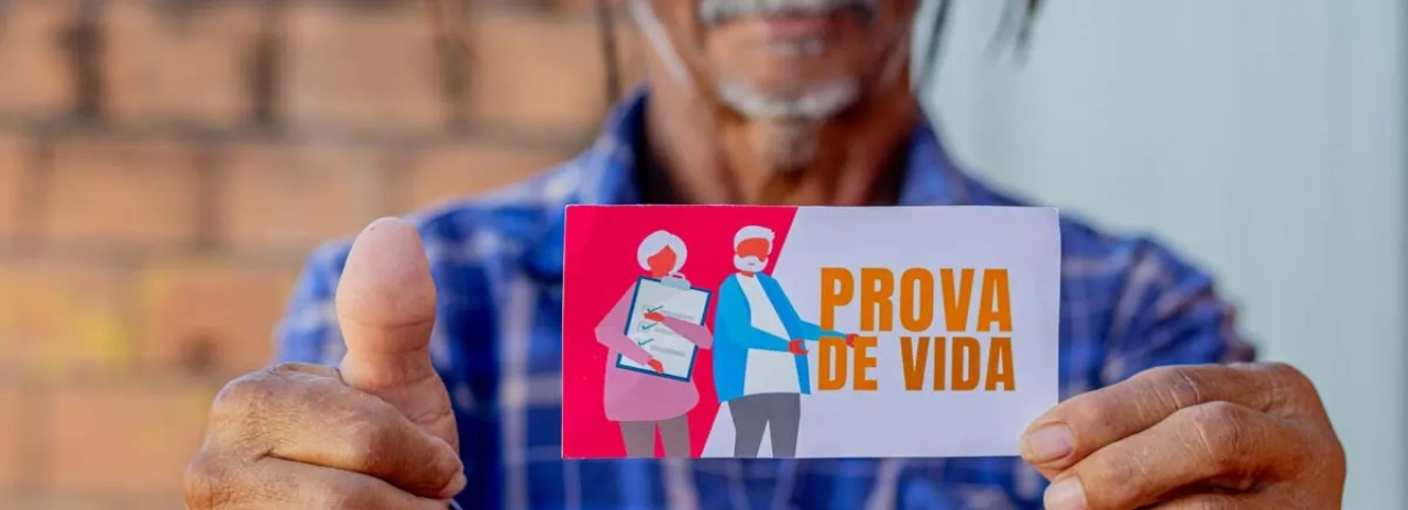 Prova de vida.