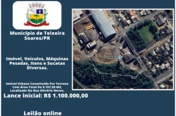  BENS EM LEILÃO – MUNICÍPIO DE TEIXEIRA SOARES/PR 