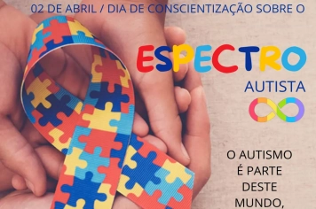 Mês de conscientização Autismo.