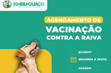 Vacinação contra a Raiva